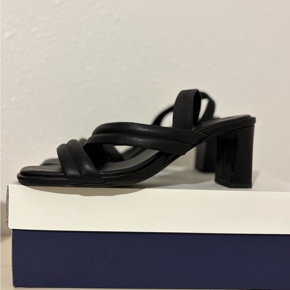 Caslon Black Strappy Block Heels